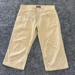 Diesel Tan Cropped Casual Trousers Best Fits Size S